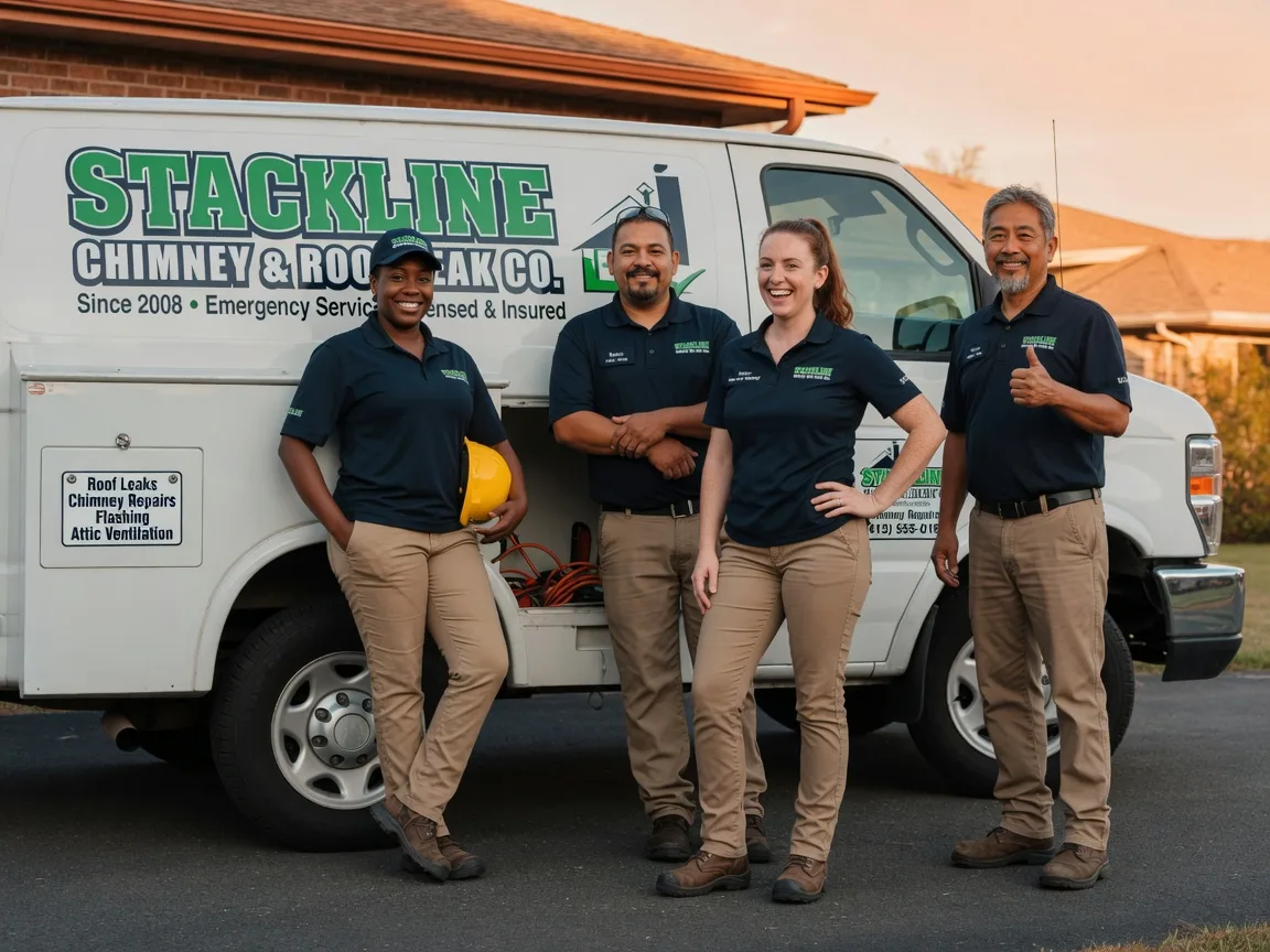 Chimney flashing repair company in Stillwater, OK